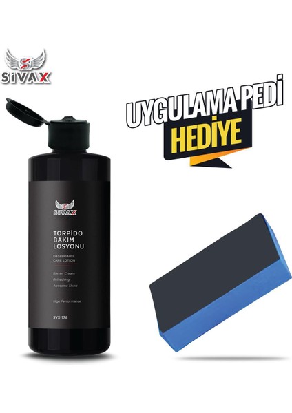 Torpido Bakım Losyonu Torpido Parlatıcı Torpido Bakım Kremi ve Koruyucu