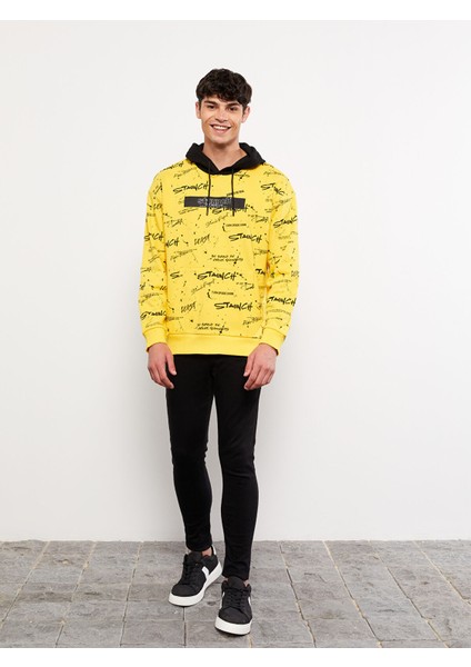 Yeni Sezon Uzun Kollu Baskılı Erkek Hoodie modelleri