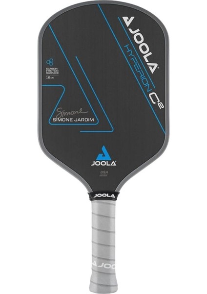 Pb-Paddle Simone Jardim Hyperion C2 Cfs 16 Unisex Gri Pickleball Raket