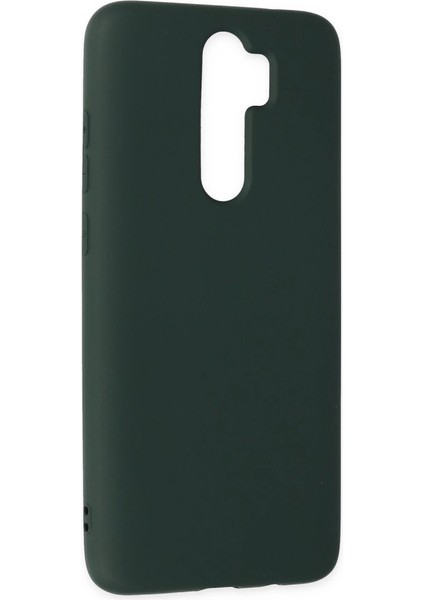 Xiaomi Redmi Note 8 Pro Kılıf Nano Içi Kadife Silikon - Koyu Yeşil fiyatları