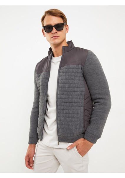 Yeni Sezon Standart Kalıp Dik Yaka Erkek Triko Hırka fiyatları