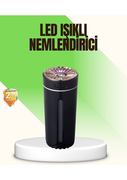 LED Işıklı Aromaterapi Hava Ultrasonik Sessiz Nem Ayarı