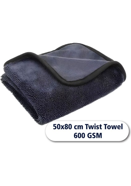 (50X80) Oto Kurulama Bezi Oto Kurulama Havlusu Twıst Bez 600 Gsm