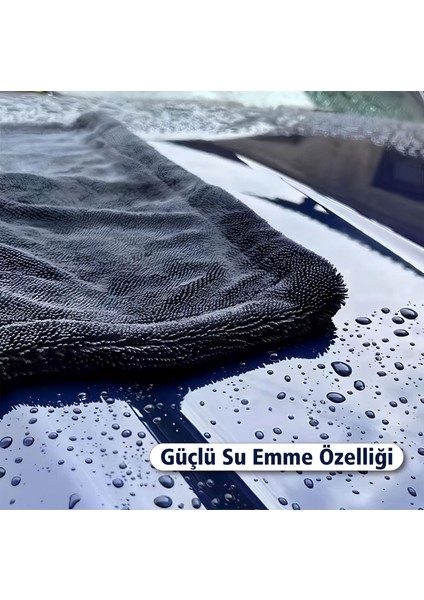 (50X80)OTO Kurulama Bezi Araba Kurulama Havlusu Çift Taraflı Ultra Kalın Güçlü Su Emiş 1000 Gsm fiyatları