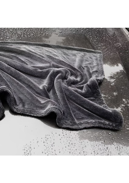 (50X80)OTO Kurulama Bezi Araba Kurulama Havlusu Çift Taraflı Ultra Kalın Güçlü Su Emiş 1000 Gsm modelleri