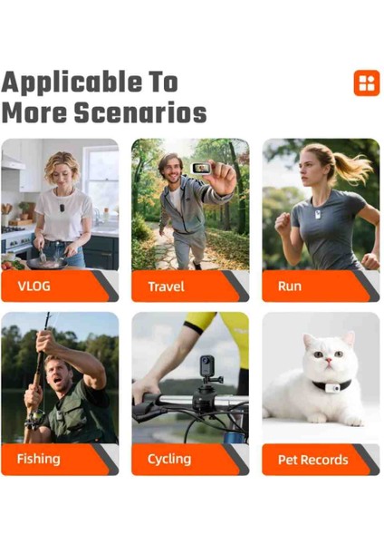 F2 Mini Parmak Kamera - 720P Hd, IPS Ekran, 25G Hafif, Vlog, Seyahat, Spor ve Günlük Kullanım Için Taşınabilir Aksiyon Kamerası fırsatları