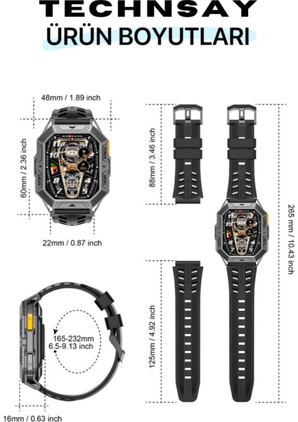 Watch X1 Pro Akıllı Saat Iphone ve Android Telefonlara Uyumlu Harwox 100 Gün Şarj Süreli Akıllı Saat fiyatları