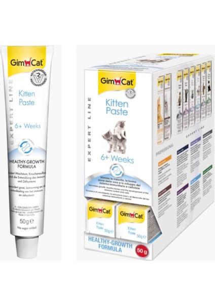 Kitten Paste 50 gr | Yavru Kediler Için Kedi Macunu | Bağışıklık ve Kemik Destekli Besleyici Macun