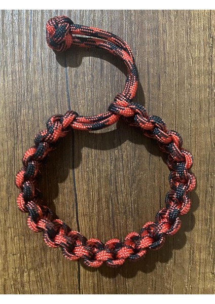 Kırmızı Siyah Paracord Bileklik fiyatları