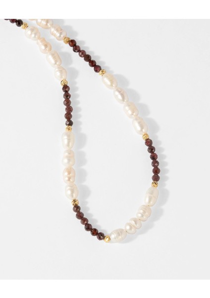 Lal Taşı ve Arpa Inci Gerçek Doğal Taş Kolye fiyatları