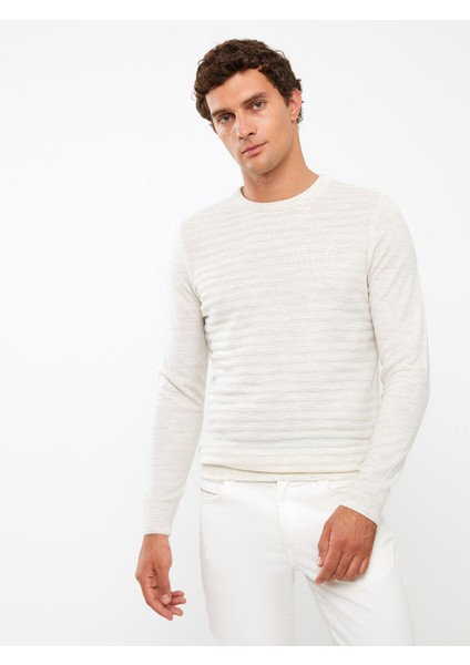 Yeni Sezon Bisiklet Yaka Uzun Kollu Çizgili Erkek Triko Kazak fiyatları