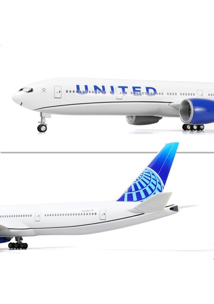 1/157 Ölçekli Boeing 777 “united Airlines” 47 cm Model Uçak fiyatları