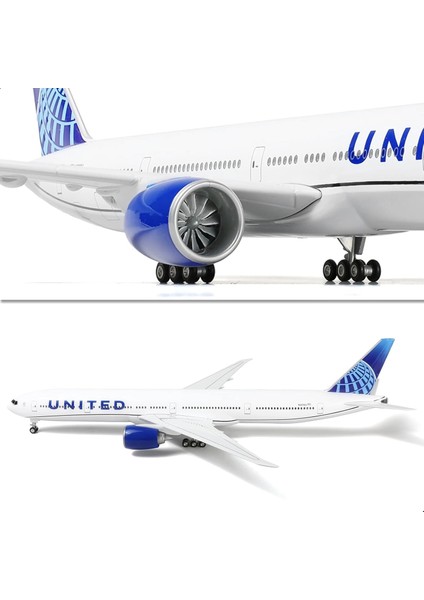1/157 Ölçekli Boeing 777 “united Airlines” 47 cm Model Uçak indirimleri