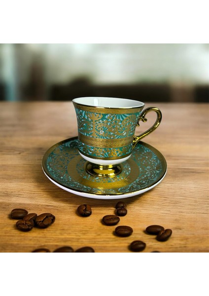 Porselen Ayaklı Fincan Takımı 6lı 90 cc (RSY-232) fiyatları