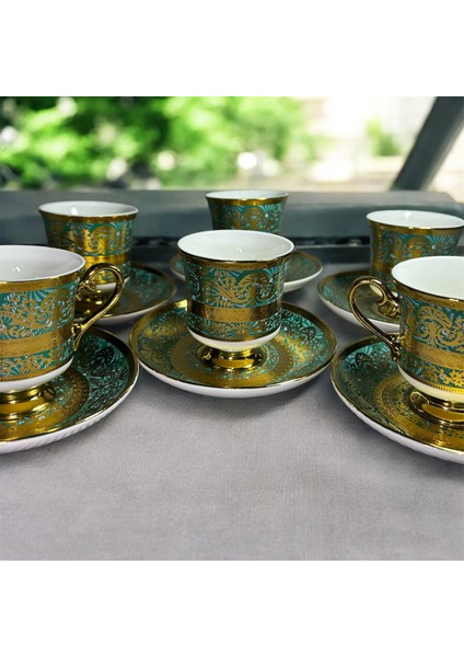 Porselen Ayaklı Fincan Takımı 6lı 90 cc (RSY-232) indirimleri