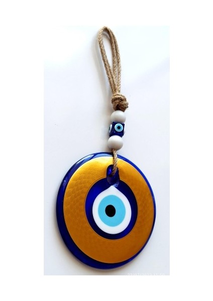 Nazar Boncuklu Gold Renk Kaplama Cam Duvar Dekoru fiyatları