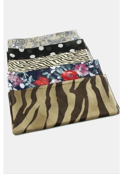 65*140 Karışık Şifon Şal