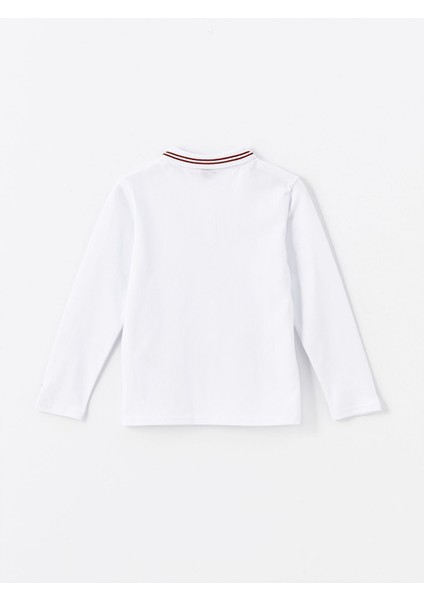 Yeni Sezon Polo Yaka Basic Uzun Kollu Erkek Çocuk Tişört fiyatları