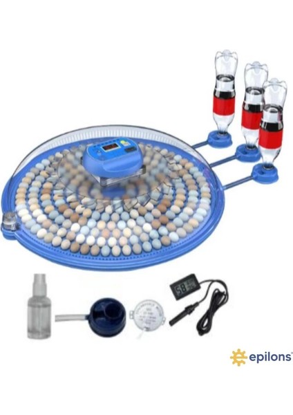 240 Kuş Yumurta Kapasiteli Otomatik Çiftlik Kuluçka Makinesi : Yumurta, Bıldırcın Ve Kanatlılar İçin Mz-240