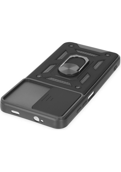 Xiaomi Redmi Note 9 4g Kılıf Pars Lens Yüzüklü Silikon - Siyah fırsatları