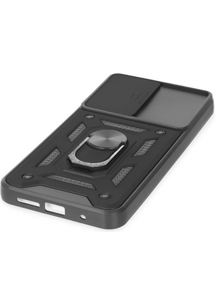 Xiaomi Redmi Note 9 4g Kılıf Pars Lens Yüzüklü Silikon - Siyah indirimleri