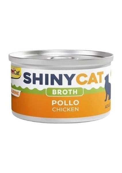 Shinycat Broth Sos Içinde Tavuklu Konserve Kedi Maması 70 gr 1 Adet
