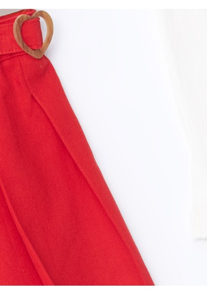 Yeni Sezon Beli Lastikli Basic Kız Çocuk Etek ve Külotlu Çorap 2'li Takım fiyatları