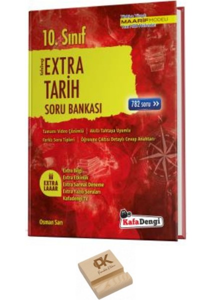 Kafadengi 10. Sınıf Maarif Ekstra Tarih Soru Bankası + Telefon Standı