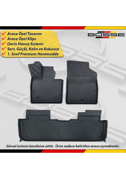 Byd Seal U Paspas Araca Özel Ev 2024 ve Sonrası Derin Havuzlu Bosse North Serisi modelleri