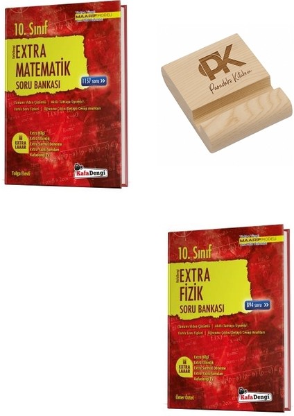 Kafadengi 10. Sınıf Maarif Ekstra Matematik ve Fizik Soru Bankası + Telefon Standı