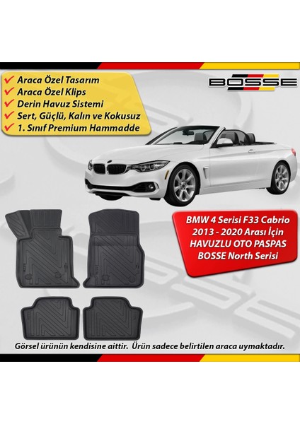Bmw 4 Serisi F33 Paspas Araca Özel Cabrio Derin Havuzlu Bosse North Serisi fırsatları