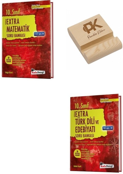 Kafadengi 10. Sınıf Maarif Ekstra Matematik ve Edebiyat Soru Bankası + Telefon Standı