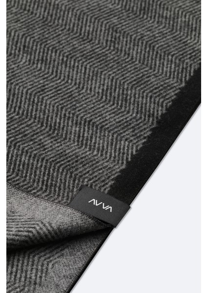 Erkek Siyah Desenli Püsküllü Şal A52Y9403 fiyatları