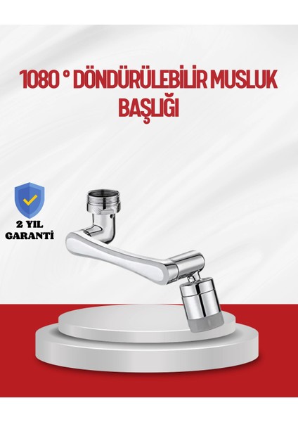 1080° Çok Yönlü Musluk Aparatı Püskürtme ve Köpük Akışlı