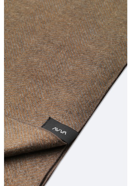 Erkek Vizon Desenli Püsküllü Şal A52Y9403 fiyatları