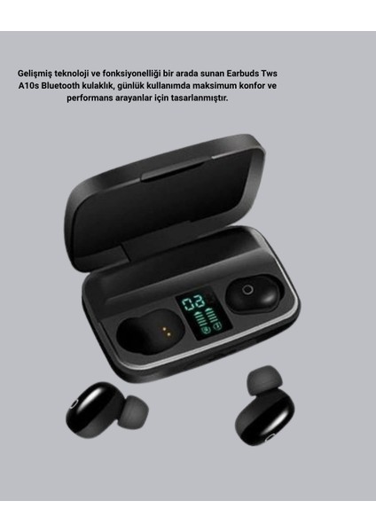 Tws Bluetooth Kulaklık 1800MAH Şarj Kutulu Dijital Ekranlı indirimleri