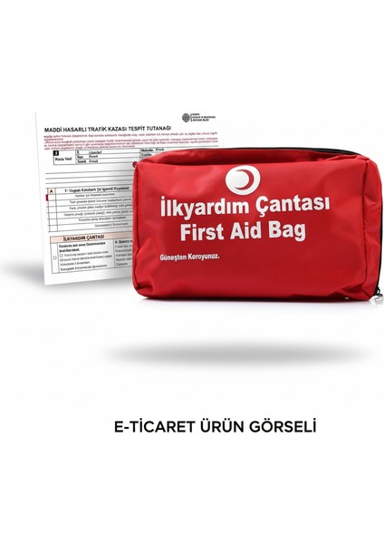 Trafik Ilk Yardım Çantası Tüvtürk Muayene Uyumlu indirimleri