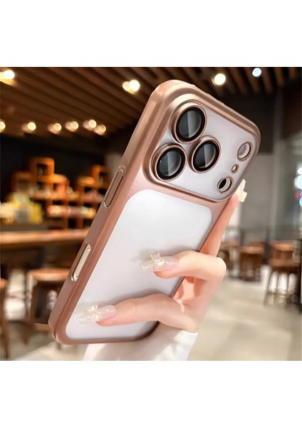 iPhone 17 Promax Lens Korumalı Saydam Kılıf