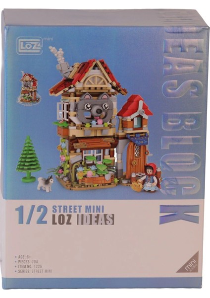 LZ-1225 Loz Masal Evi 704 Parça Block Oyuncak
