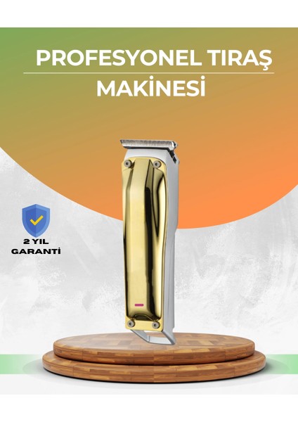 Berber Tipi Saç Sakal Kesme Makinesi USB Şarjlı Sessiz Motorlu
