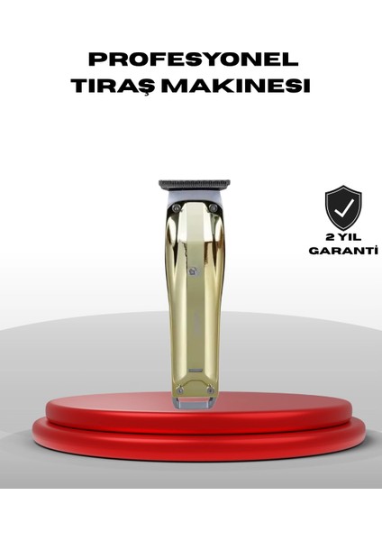 Profesyonel Saç ve Sakal Kesme Tıraş Makinesi USB Şarjlı Güçlü Motorlu