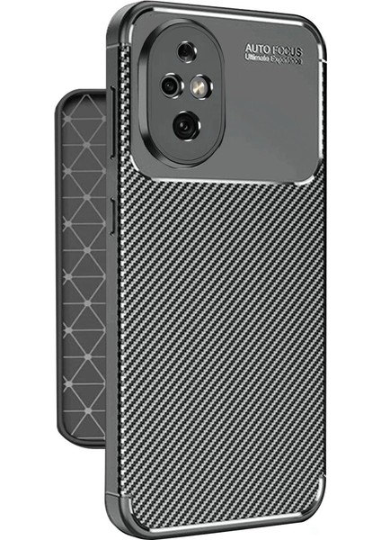 Honor 200 Kılıf Auto Focus Karbon Kapak - Siyah fiyatları