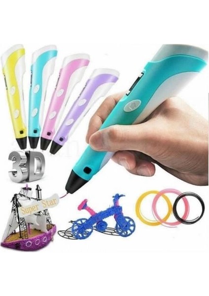 Üç Boyutlu Yazıcı 3D Kalem Pen Printer