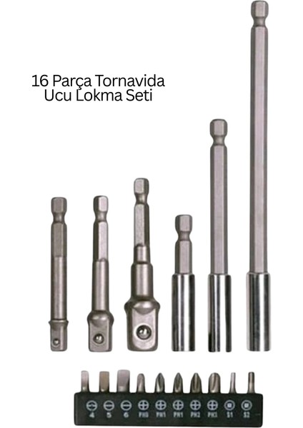 16LI Matkap Ucu Seti