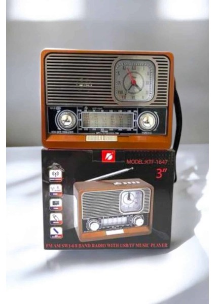 Ahşap Görünümlü Retro Bluetooth Radyo Usb,aux ve Sd Kart Girişli fiyatları