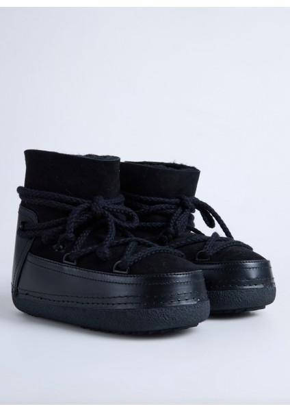 %60 Kuzu Derisi, %40 Inek Derisi Siyah Kadın Kar Botu Classıc2 fiyatları