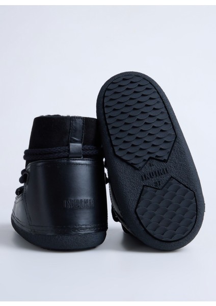 %60 Kuzu Derisi, %40 Inek Derisi Siyah Kadın Kar Botu Classıc2 fırsatları