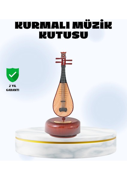 Enstrüman Şeklinde Müzik Kutusu Lüt Tasarım Melodious Music