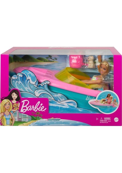 GRG30 Barbie ve Teknesi Oyun Seti