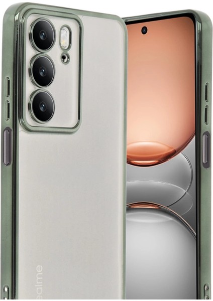 Realme C75 4g Kılıf Razer Lensli Silikon - Yeşil fiyatları